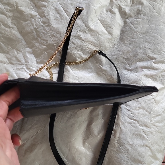 Ladies leather envelope purse, snap closure, zipper pocket inside, tassels - Picture 12 of 15